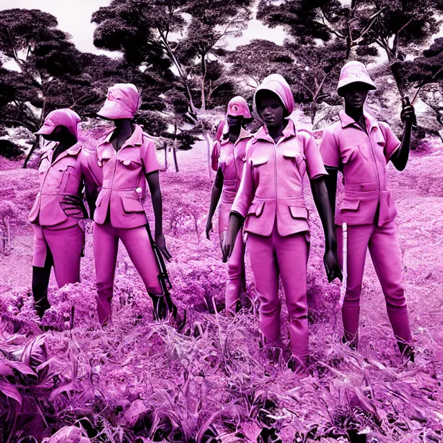 Prompt: advertising campaign by richard mosse