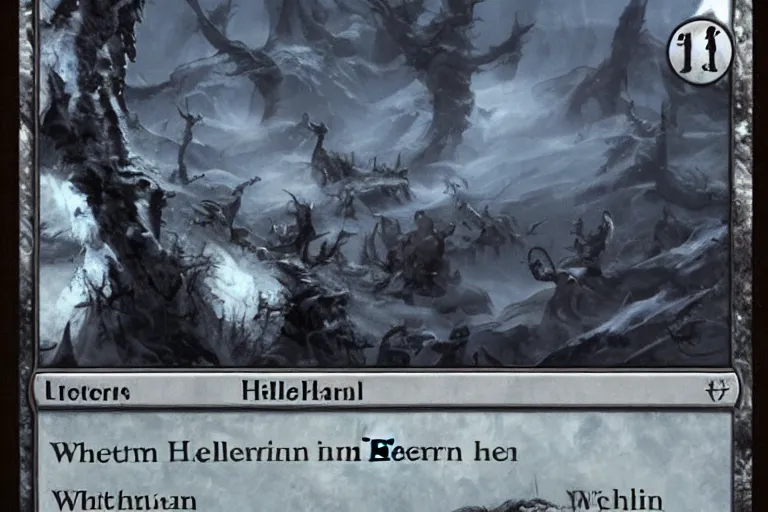 Prompt: white-walled helheim