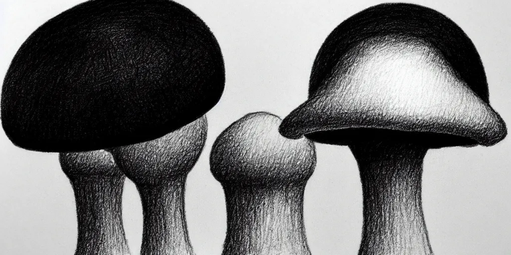 Image similar to vladimir putin with a nuclear mushroom cloud for a hat, cartoonish, ultra detailed pencil drawing, medium perspective