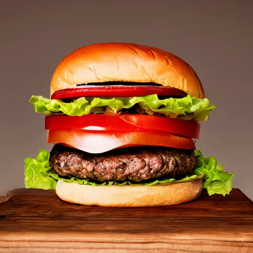 Image similar to a delicious cheeseburger, advertisement shot, studio lighting, detailed,