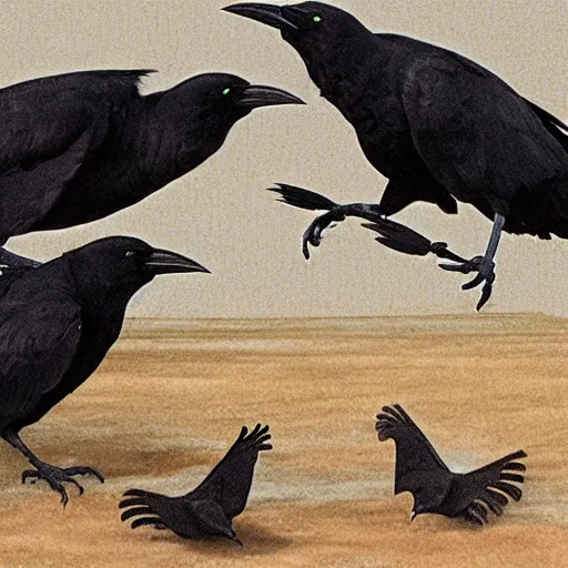 Prompt: a feast for crows