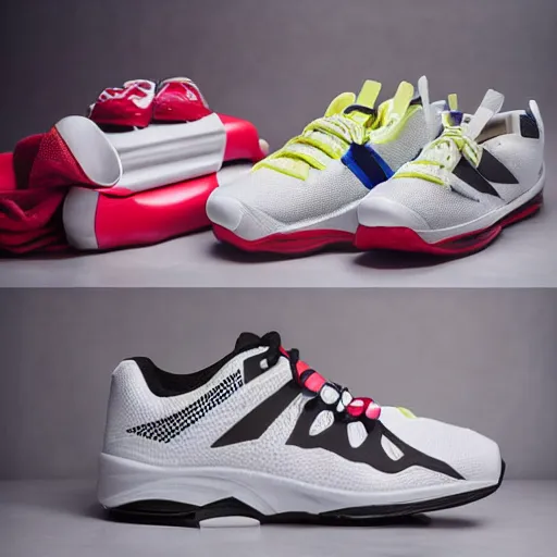 Prompt: sport shoes for people who hate sport, product photo, studio lighting, highly detailed