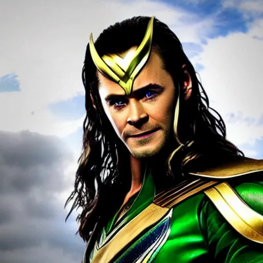 Image similar to chris hemsworth as loki