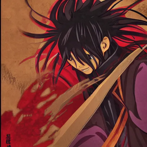 Image similar to tanjiro kamado, close up, demon slayer