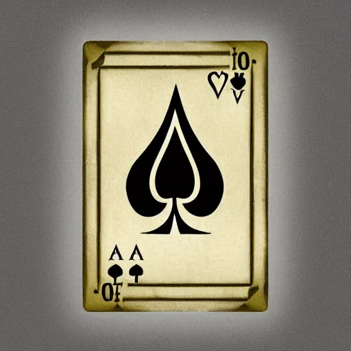 Image similar to ace of spades card as portal to another dimension, high detail, computer art, concept art, no noise, fantasy, full view