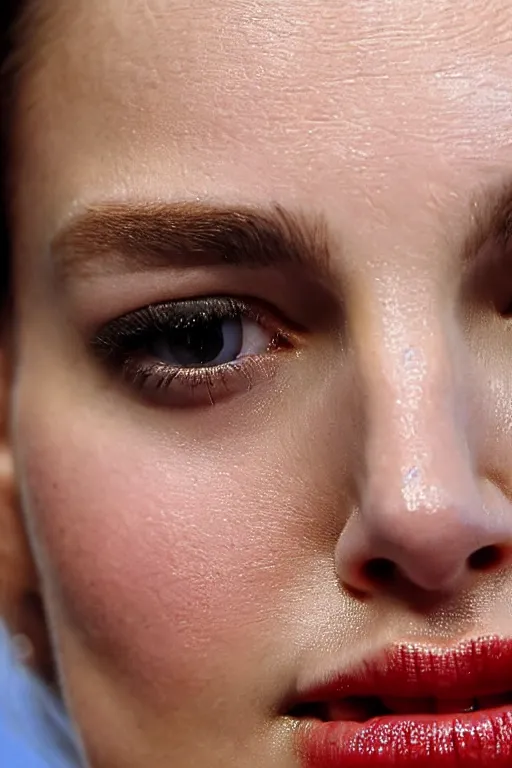 Image similar to Natalie Portman, up close