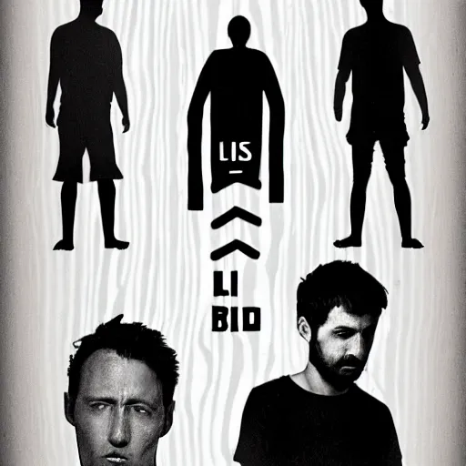 Image similar to poster for a short dramatic film called'liminal'about 4 young male roommates that discover a hidden tiny wooden door in their apartment. the poster follows the concept of liminality and the center element is the tiny wooden door. movie poster, advertisement, high detail, sharp, trending on artstation