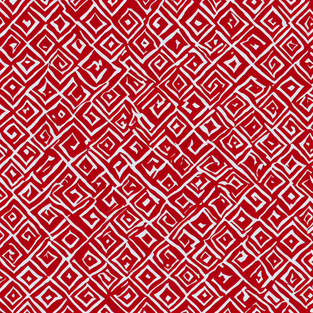 Image similar to red and white symmetric triangles texture, 4k