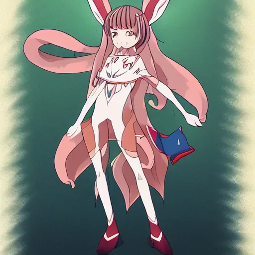 Image similar to illustration humanisation sylveon