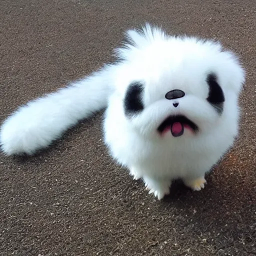 Prompt: real life Pokemon, fluffy, realistic
