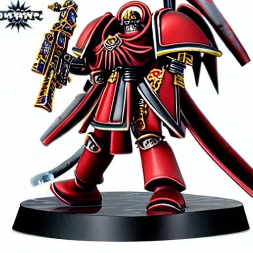 Image similar to anime warhammer 4 0 k, nendroroid, high quality photo, action pose