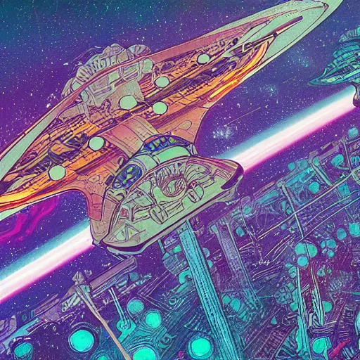 Prompt: alien fighter jets death cityscape Digital Matte Illustration, pastiche by Dan Mumford, pastiche by Louis Comfort Tiffany, pastiche by Victo Ngai, Precise and Intricate Linework, Art Nouveau Cosmic Nebula 4k Detailed Matte Illustration trending on ArtStation ,CGSociety