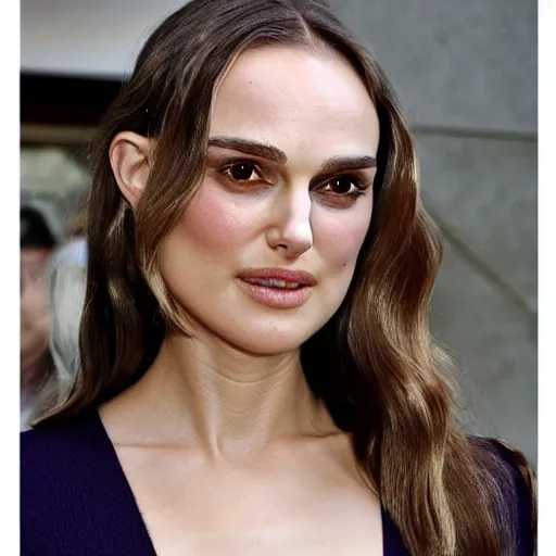 Image similar to photo of the lovechild of natalie portman and keira knightley