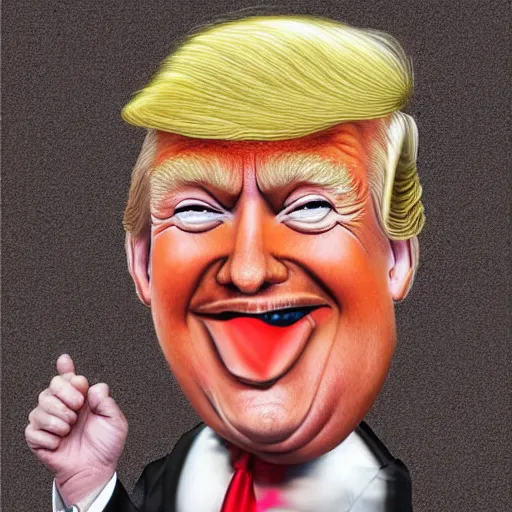 Image similar to donald trump caricature