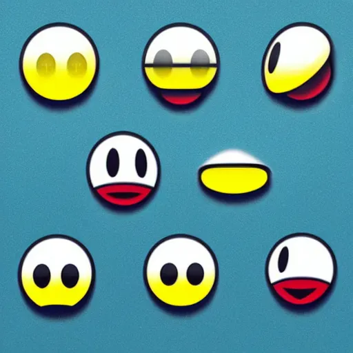 Prompt: pac-man emoji