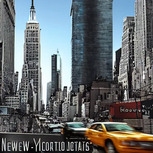 Image similar to New York City 1000 years in the future, award winning photorealistic art 4K photography trending on artstation