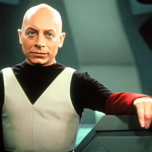 Prompt: mark hamill as captain jean - luc picard, photo