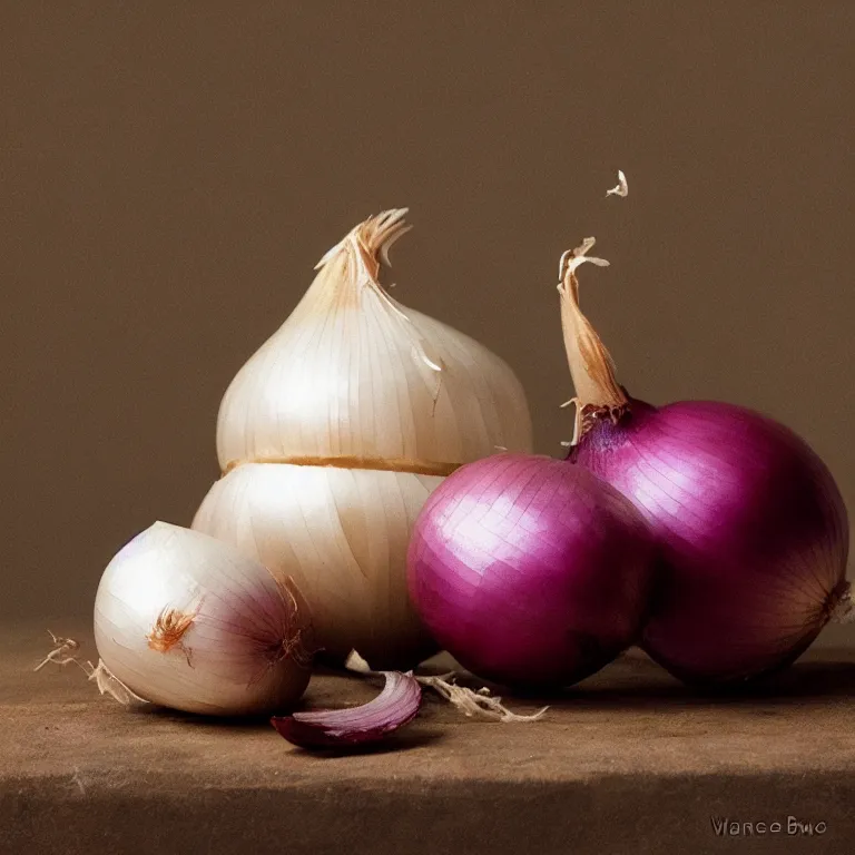 Image similar to onion by wayne barlow, 8 k, fantasy, dark