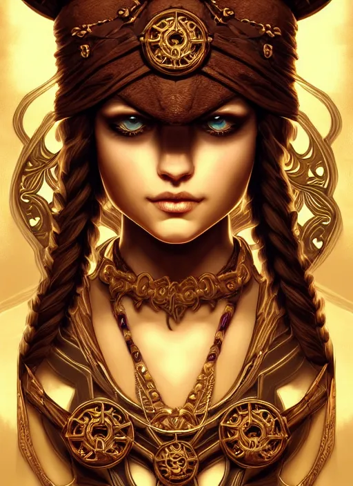 Image similar to symmetry!! poster of pirate treasure, intricate elegant, highly detailed, digital painting, artstation, concept art, smooth, sharp focus, illustration, art by artgerm