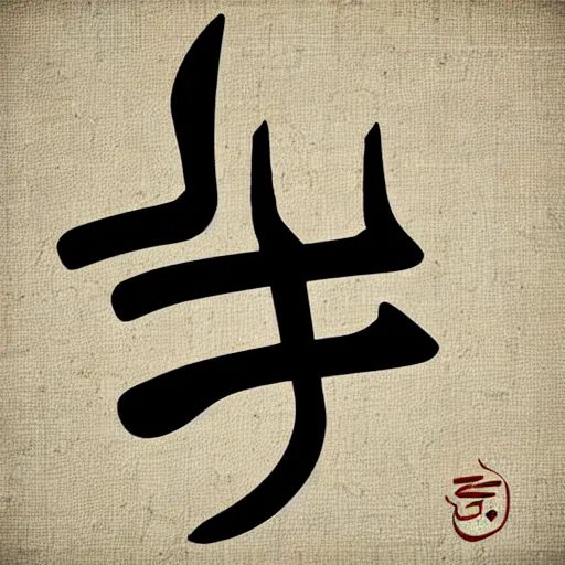 Image similar to arabic kanji hangul fusion script