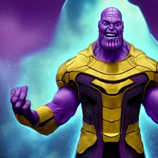 Prompt: thanos beatboxing
