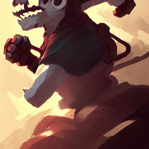 Image similar to super powerful sans, speedy pose, character portrait, undertale, fan art, alternate universe, epic, cool, awesome, digital art, by marco bucci and greg rutkowski, sharp focus, detailed, cinematic, chaotic