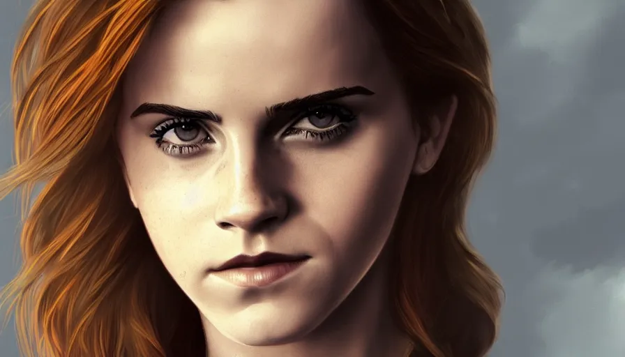 Prompt: Emma Watson is Black Widow, hyperdetailed, artstation, cgsociety, 8k