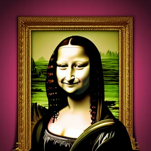 Image similar to photorealistic monalisa starring movie