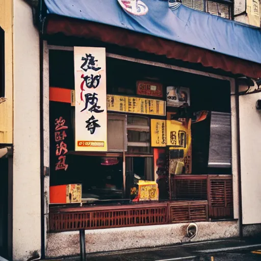 Image similar to a photo of an old ramen restaurant