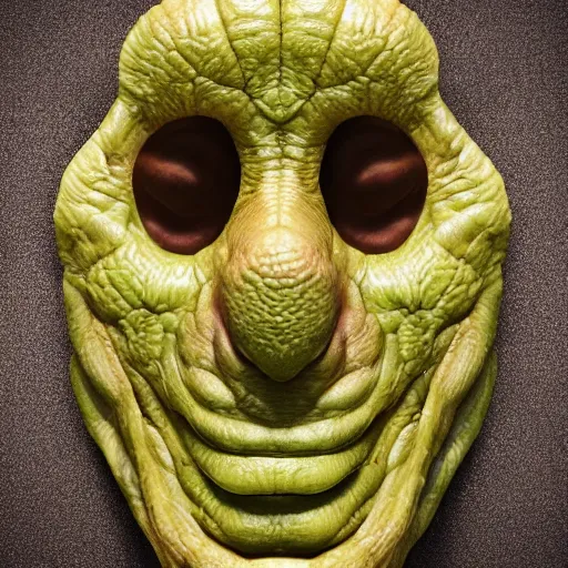 Prompt: hyperrealistic dslr film still of jeff goldblum disguised as legume mask, stunning 8 k octane comprehensive 3 d render, inspired by istvan sandorfi & greg rutkowski & unreal engine, perfect symmetry, dim volumetric cinematic lighting, extremely hyper - detailed, incredibly real lifelike attributes & flesh texture, intricate, masterpiece, artstation, stunning