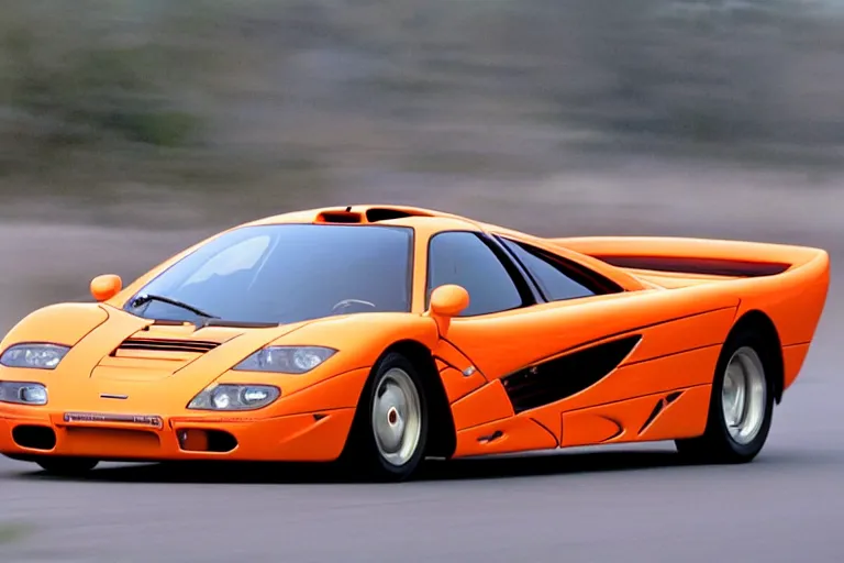 Image similar to film still of a McLaren F1 in Cars (2006), 8k,