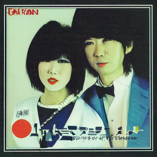 Image similar to japanese style 1 9 8 0 s cd cover