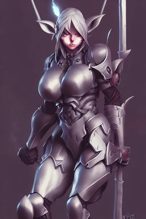 Image similar to Goblin slayer by Artgerm and WLOP, Pixiv