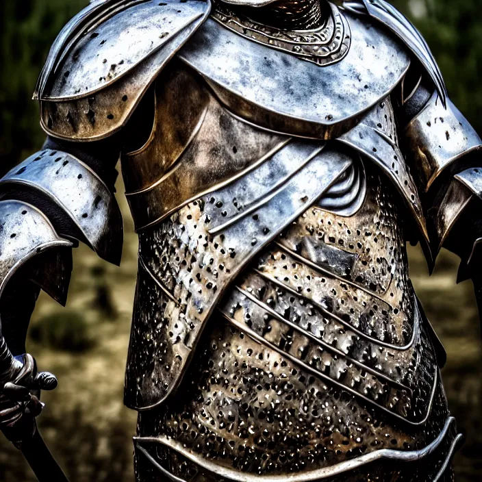 Prompt: photo of a warrior with metal pelican themed armour, highly detailed, 4 k, hdr, smooth, sharp focus, high resolution, award - winning photo