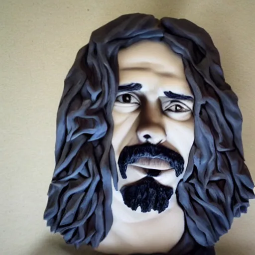 Prompt: chris cornell made out of polymer clay detailed sculpture trending on artstation
