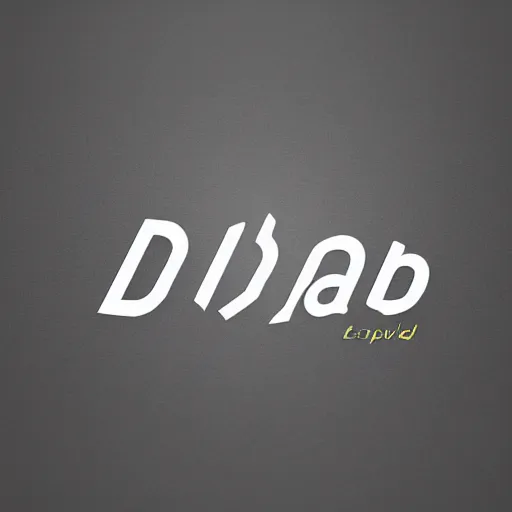 Prompt: Logo for a high-tech company named DiDAB, elegant, logo design