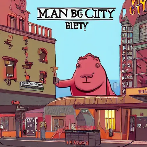 Image similar to a man named big beef city
