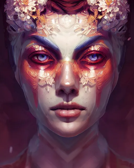 Prompt: symmetry!! portrait of floral! borderlands 3 psycho, intricate, elegant, highly detailed, digital painting, artstation, concept art, smooth, sharp focus, illustration, art by wlop and rossdraws, 8 k