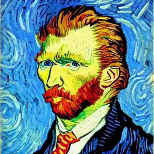 Prompt: donald trump van gogh