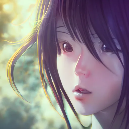 Image similar to photorealistic dramatic liquids anime people render, detailed face, colorful, atmosphere cinematic, by wlop, by ilyu kuvshinov, soft shadows, concept art, super detailed, unreal engine 5, octane render, vfx, houdini, 8 k, super realistic, ufotable studio art style, global illumination, trending in pixiv, dramatic color