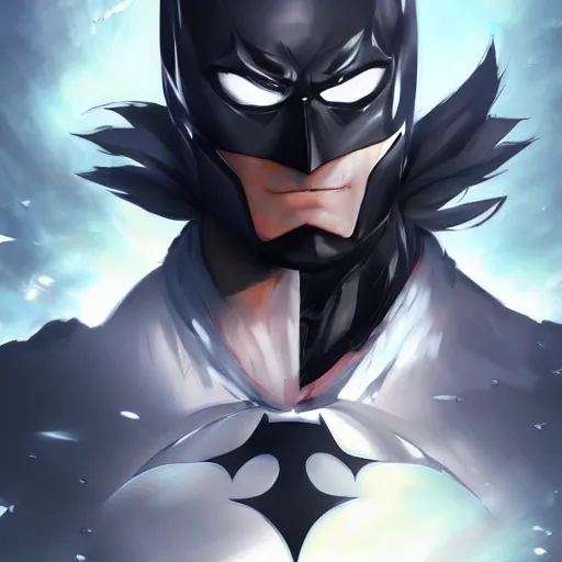 Prompt: anime portrait of batman as an anime antagonist by Stanley Artgerm Lau, WLOP, Rossdraws, James Jean, Andrei Riabovitchev, Marc Simonetti, and Sakimichan, trending on artstation