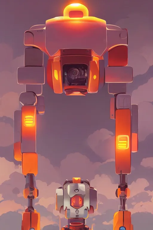 Image similar to metabots medabots medarotto medarot robot minimalist comics, behance hd by jesper ejsing, by rhads, makoto shinkai and lois van baarle, ilya kuvshinov, rossdraws global illumination ray tracing hdr radiating a glowing aura