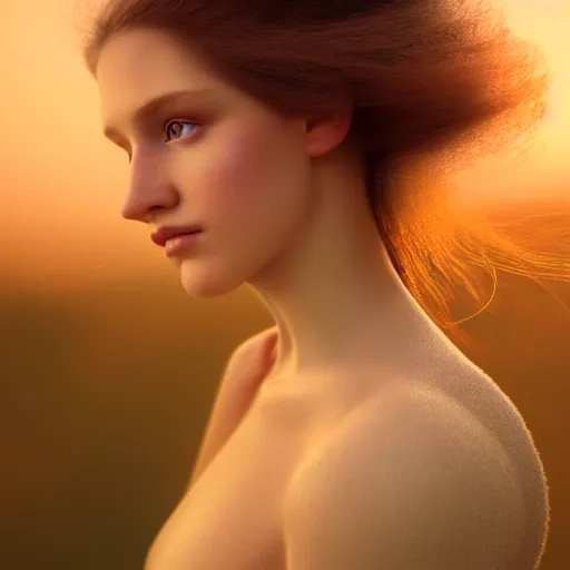 Prompt: photographic portrait of a stunningly beautiful english female maiden in soft dreamy light at sunset, contemporary fashion shoot, by edward robert hughes, annie leibovitz and steve mccurry, david lazar, jimmy nelsson, extremely detailed, breathtaking, hyperrealistic, perfect face, octane render