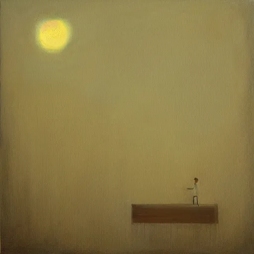 Prompt: the liminal space between day and night. extremely detailed Duy Huynh painting. 8k. W-1024 H-1024