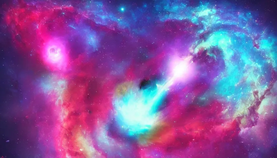 Image similar to stunning render of a cosmic