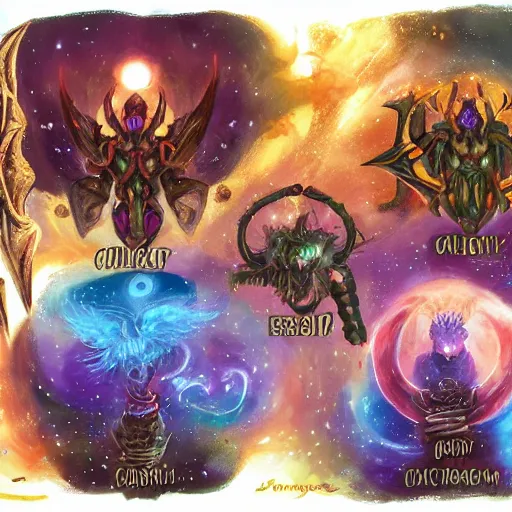Image similar to fantasy cosmic concept art of the Universes child