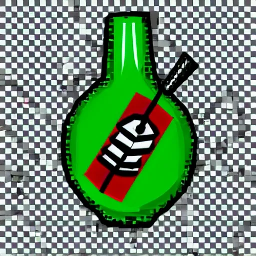 Prompt: single hand grenade, gta v style art