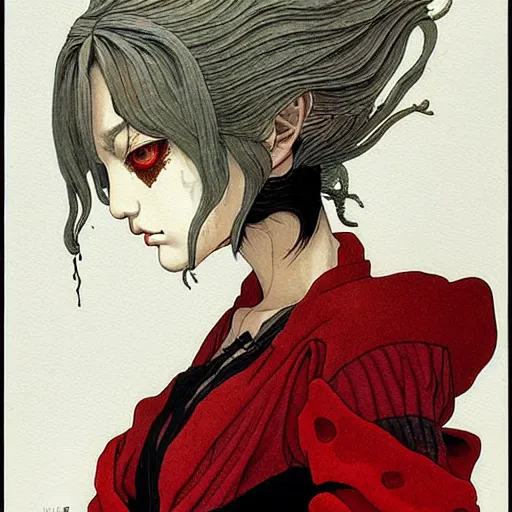 Image similar to prompt : portrait of rogue painted in miyazaki color style drawn by katsuhiro otomo and takato yamamoto, inspired by fables, china doll face, smooth face feature, intricate oil painting, high detail, sharp high detail, manga and anime 2 0 0 0