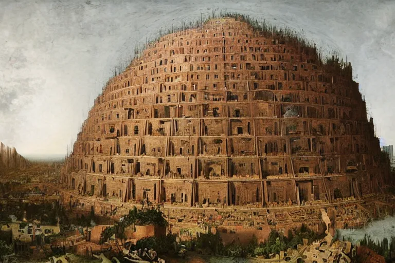 Prompt: an entrance to the infinity library of babel