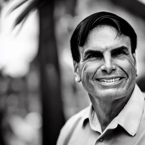 Image similar to Jair Bolsonaro evil 50mm portrait